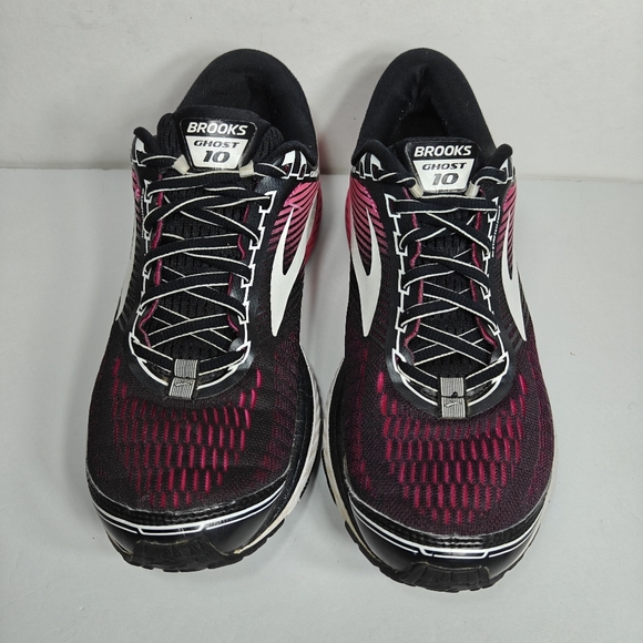 Brooks Ghost 10 Pink Peacock Running Athletic Sneakers Women Shoes Size 10.5 Med - Picture 2 of 9